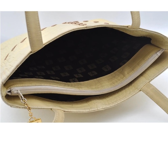 COPY - Authentic YVES SAINT LAURENT Shoulder Bag Leather Ivory - Picture 6 of 16